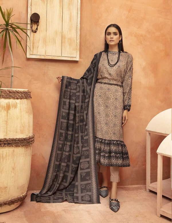 Nishat  lawn Unstitched 3PC